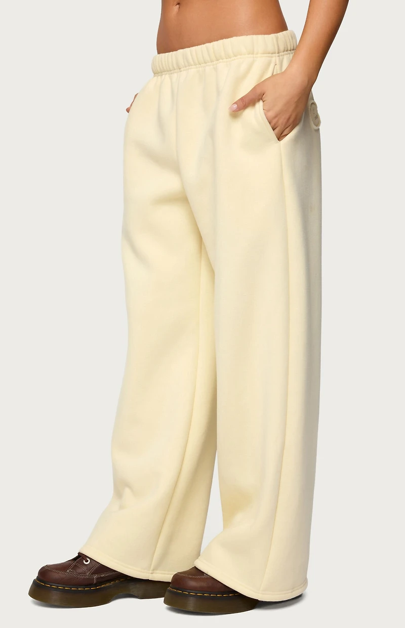 Edikted Jaylie Wide Leg Sweatpants