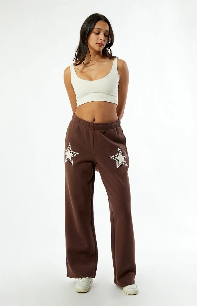 Pacsun Starred Baggy Sweatpants