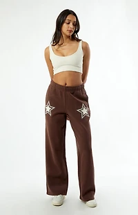 Pacsun Starred Baggy Sweatpants