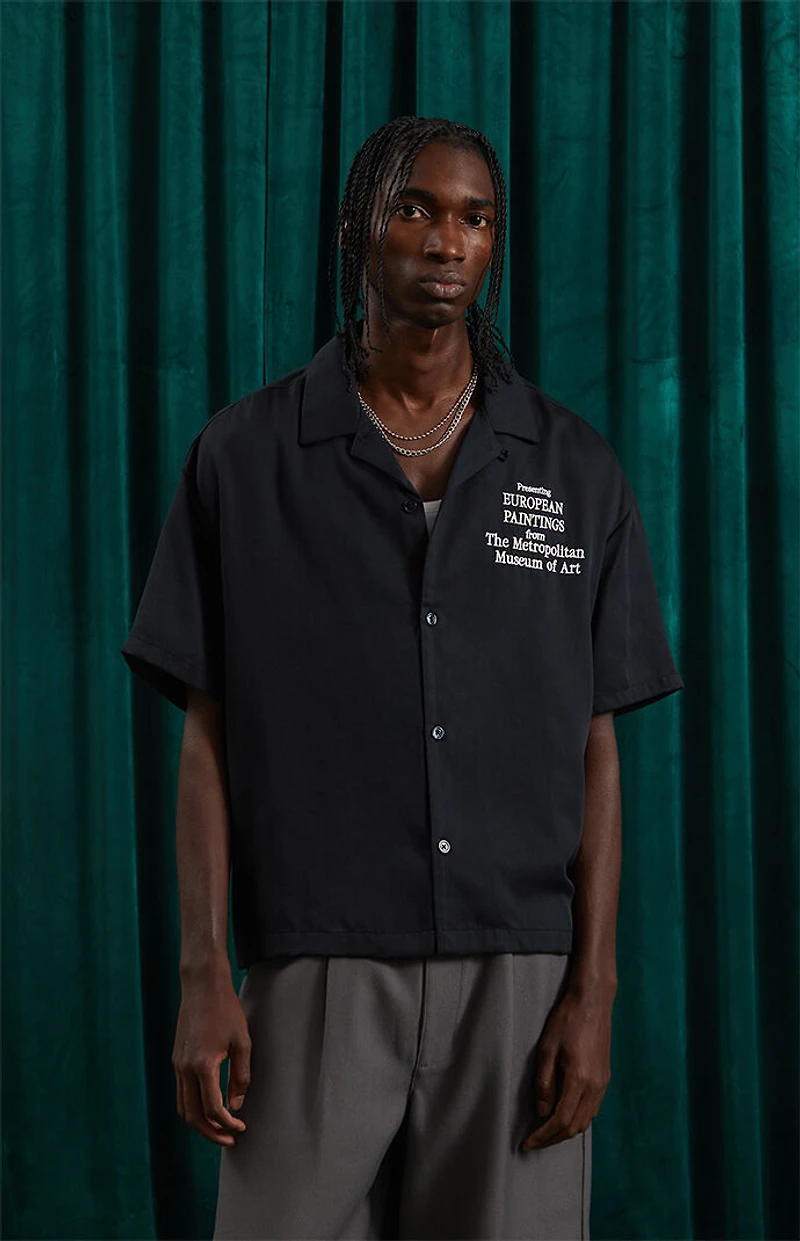 The Met x Pacsun European Cropped Camp Shirt