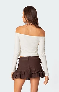 Edikted Rosanne Off The Shoulder Top