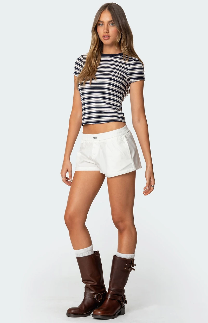 Edikted Arlyn Striped T-Shirt