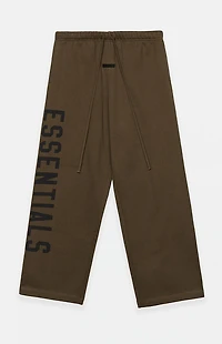 Fear of God ESSENTIALS Olive Fleece Relaxed Sweatpants
