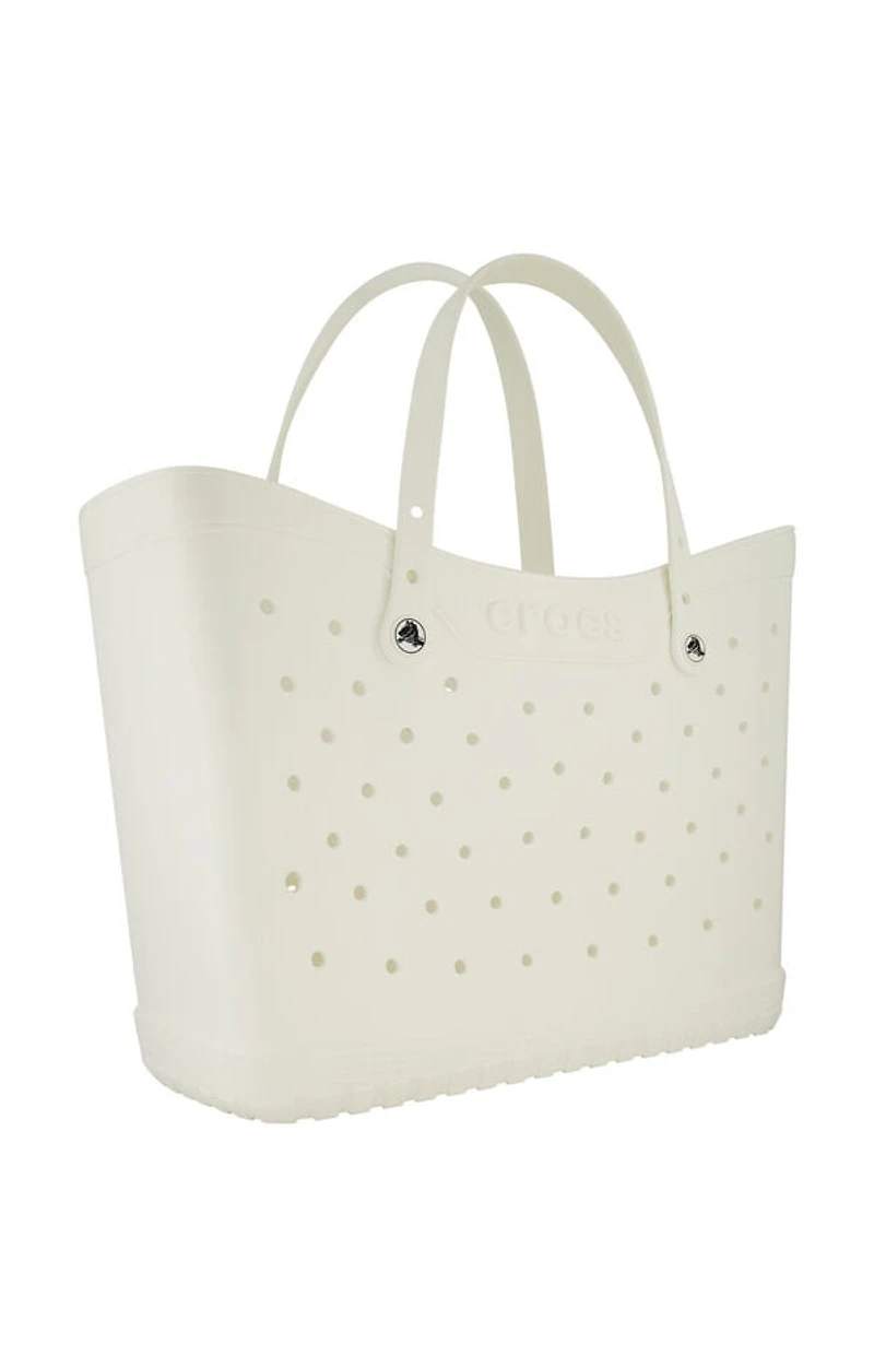 Crocs White Large Classic Tote Bag