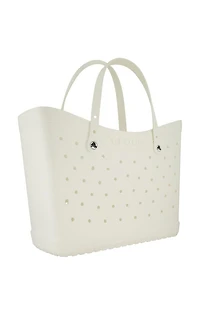 Crocs White Large Classic Tote Bag