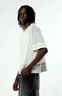 Pacsun Gray 80 Cropped Football Jersey