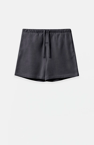 Fear of God ESSENTIALS Kids Faded Black Signature Classic Sweat Shorts