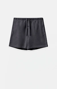 Fear of God ESSENTIALS Kids Faded Black Signature Classic Sweat Shorts