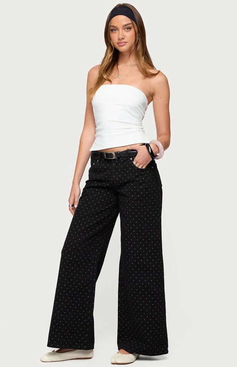 Edikted Karina Side Slit Tube Top