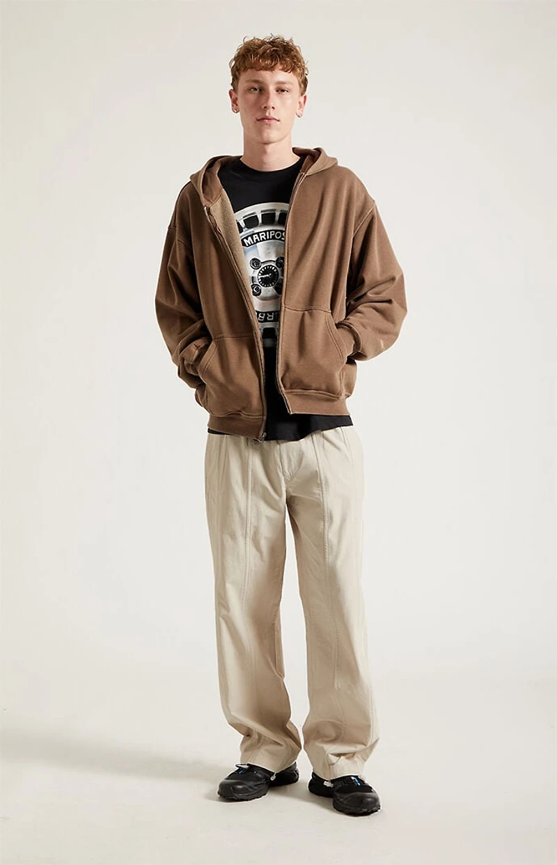 Pacsun Gray Baggy Track Pants