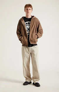 Pacsun Gray Baggy Track Pants