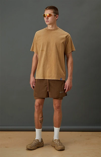 A.R.C. Light Tan Vintage Wash Heavyweight Oversized T-Shirt