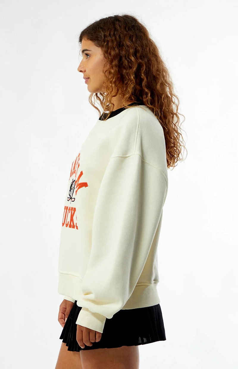 WILD COLLECTIVE x NHL Anaheim Ducks Henley Sweatshirt