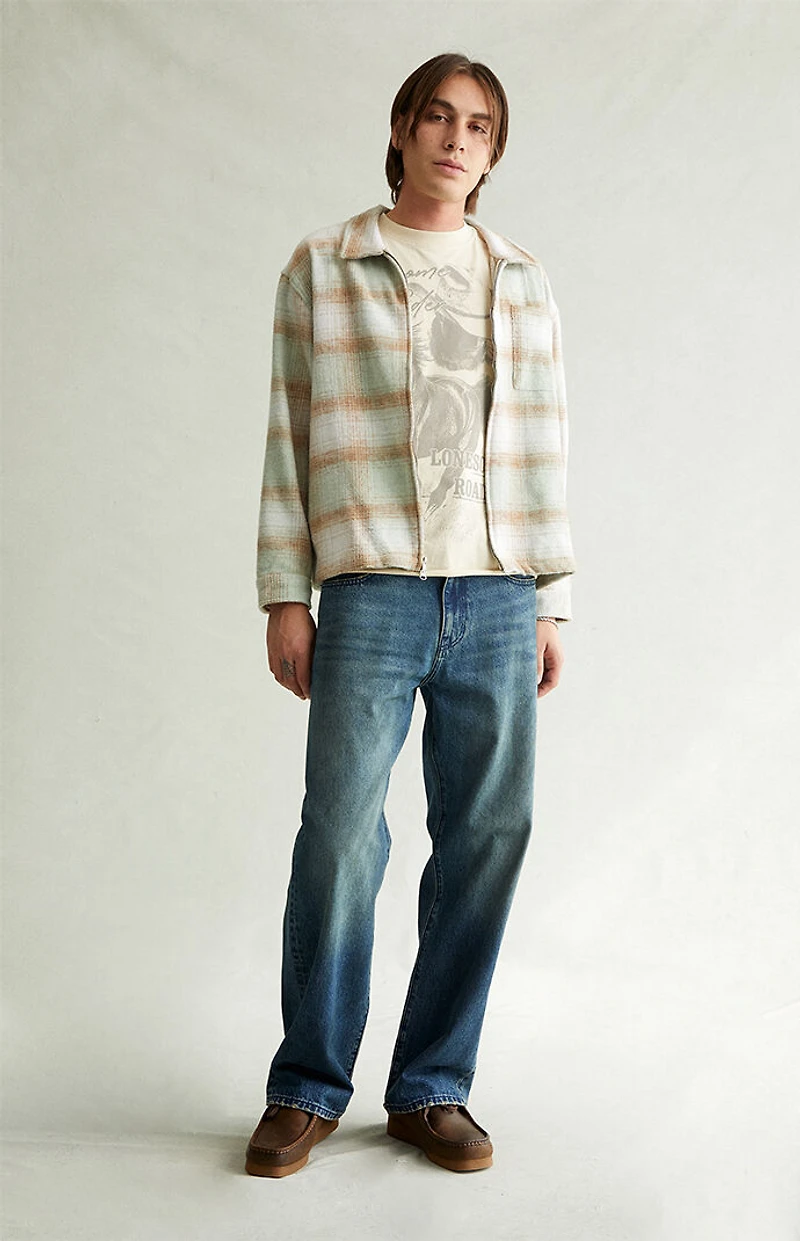 Pacsun Dylan Baggy Jeans Dark Blue Tinted