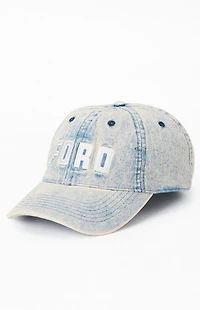 FORD Logo Denim Strapback Hat