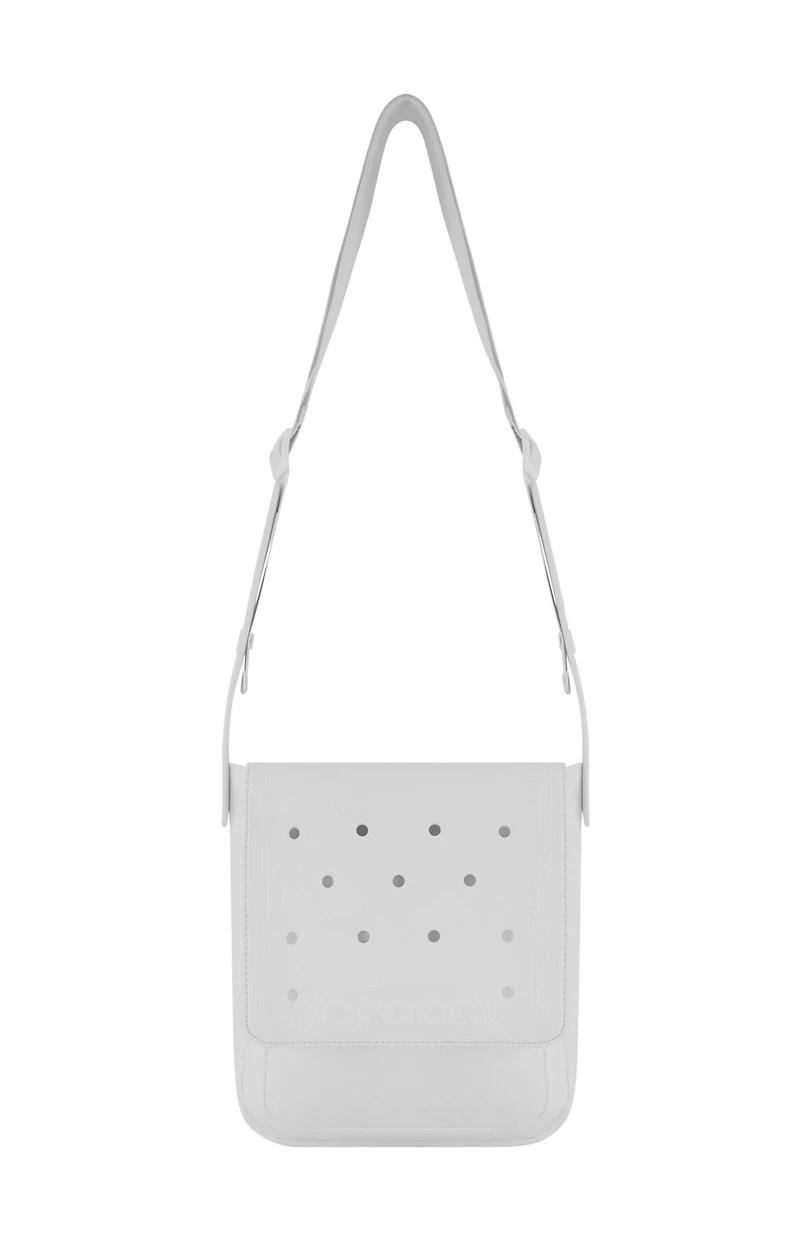 Crocs White Classic Crossbody Bag