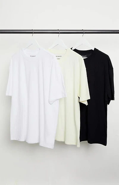 PS Basics 3 Pack Basic Oversized T-Shirts