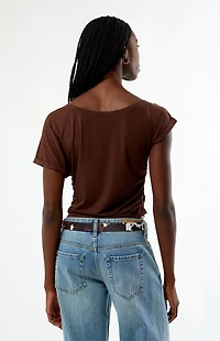 Your Favorite Allie Off-The-Shoulder Cinched Top