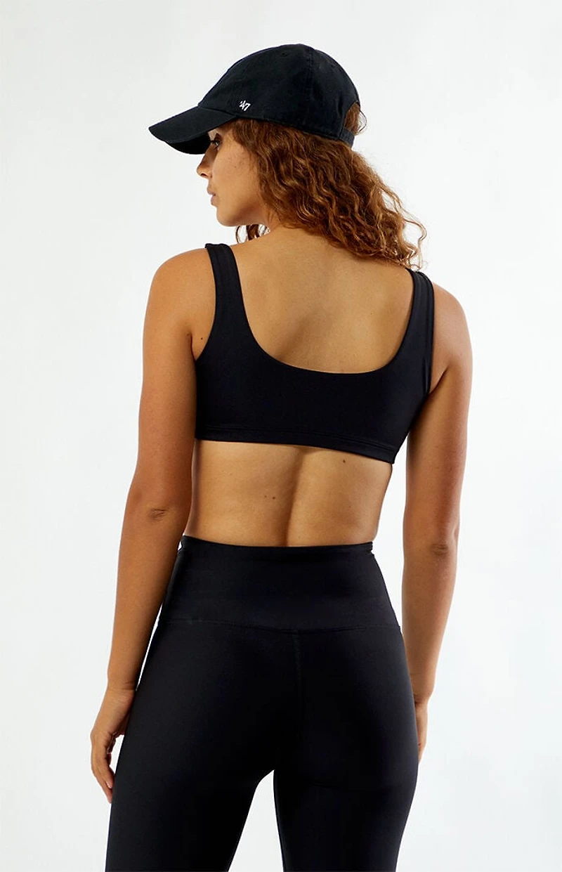 YEAR OF OURS Active Black Scoop Sports Bra