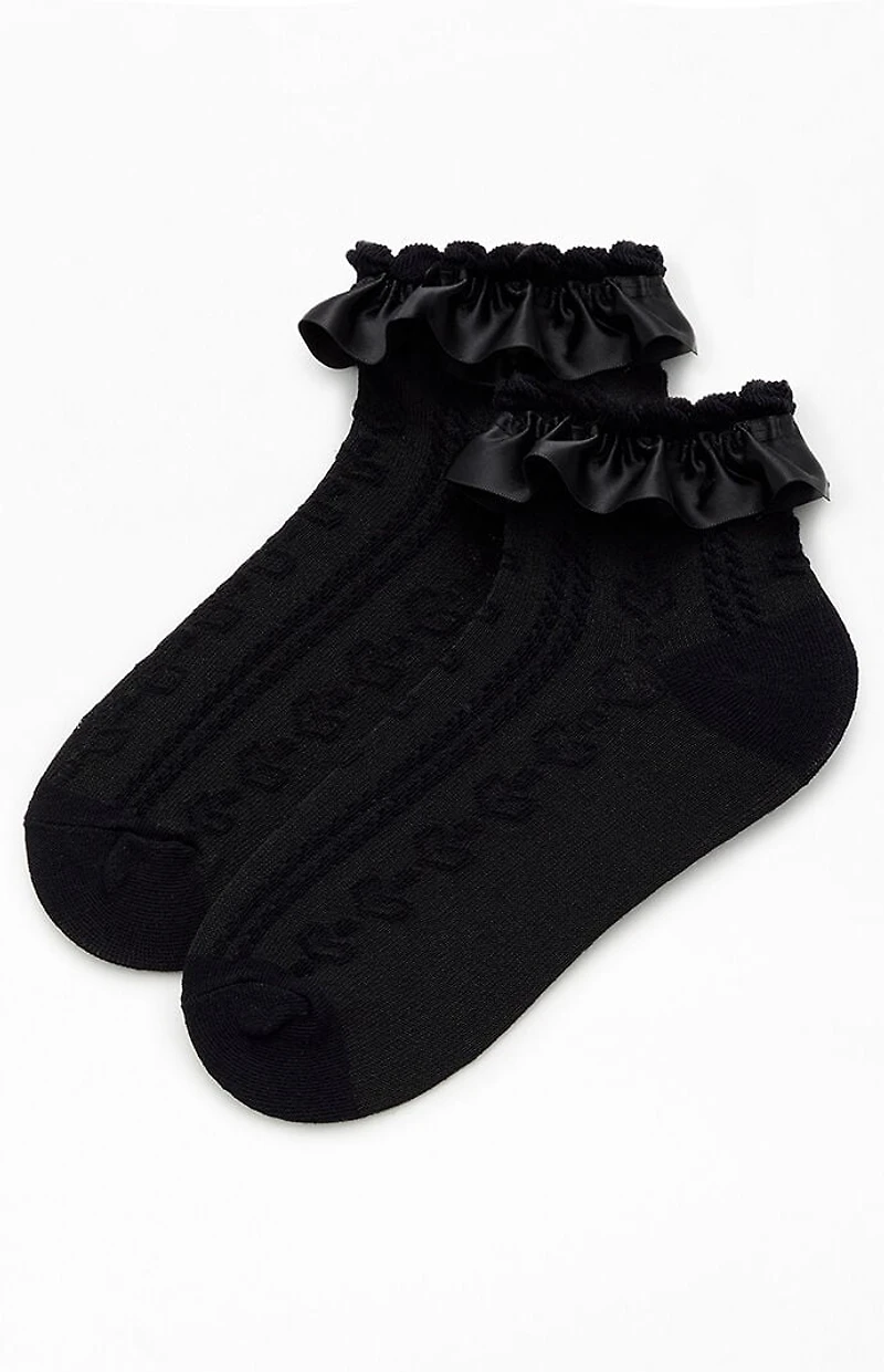 Pacsun Ruffle Ankle Socks