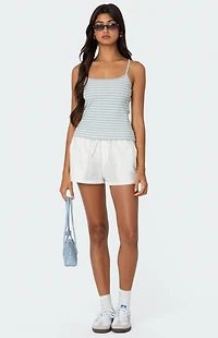 Edikted Gretta Striped Ribbed Tank Top