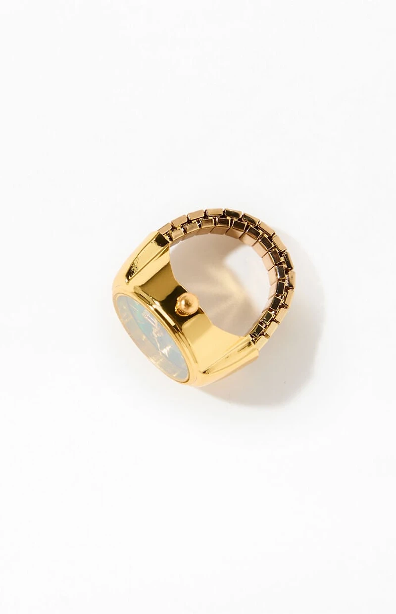 Pacsun Gold Circle Watch Ring
