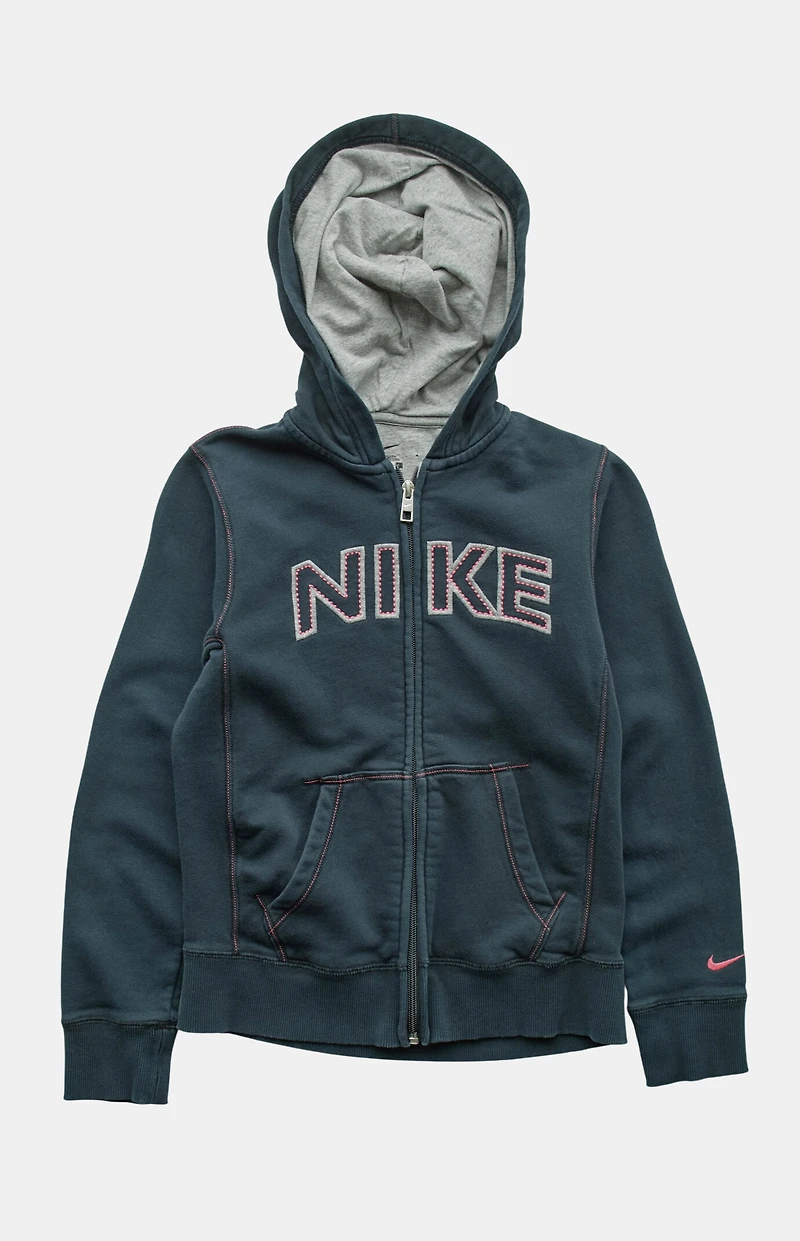 PS VINTAGE 2000s Black Nike Full Zip Hoodie