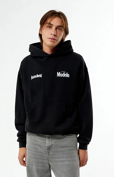 Modelo Dia De Los Muertos Full Zip Hoodie