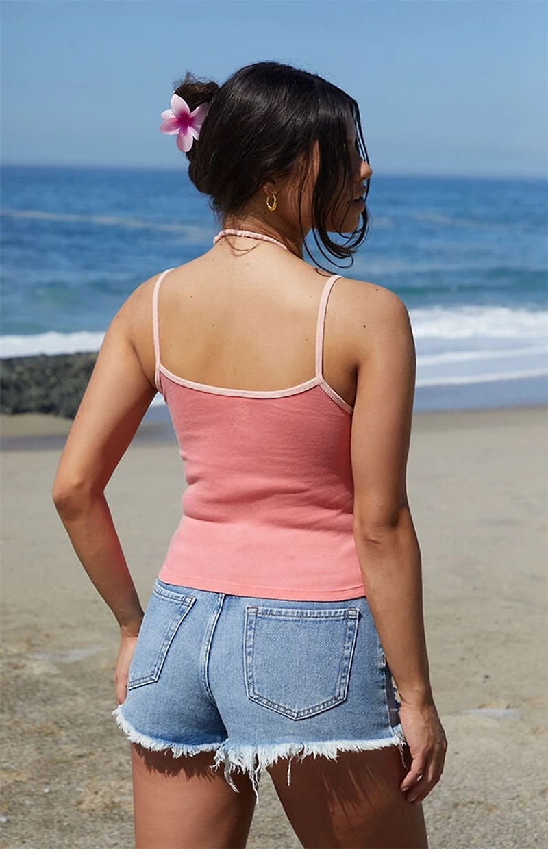 Hawaiian Tropic Hibiscus Double Layered Tank Top
