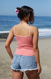 Hawaiian Tropic Hibiscus Double Layered Tank Top