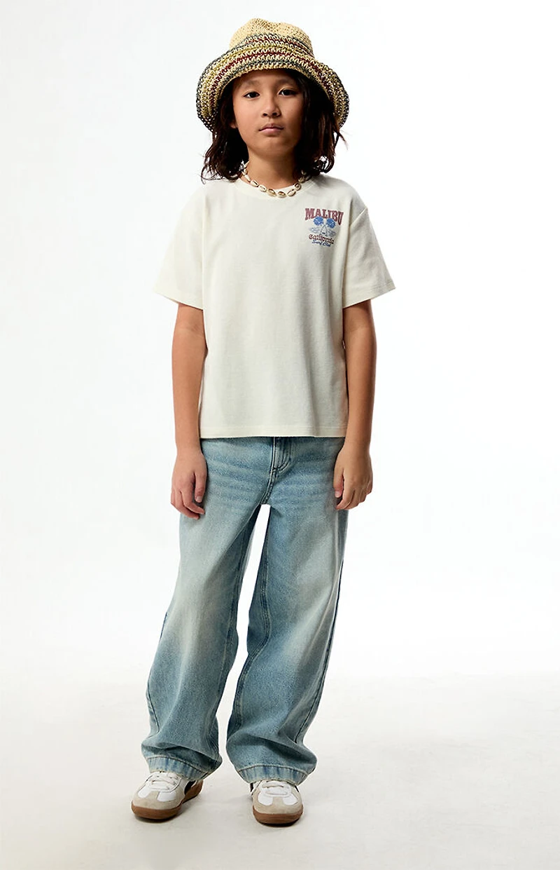 Pacsun Kids Baggy Jeans Light Indigo