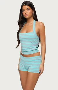 Edikted Delyla Striped Halter Top