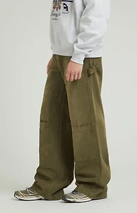 Pacsun Blake Extreme Baggy Jeans Cargo Carpenter Olive