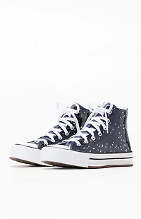 Converse Kids Chuck Taylor EVA Glitter All-Star Lift Platform High Top Shoes