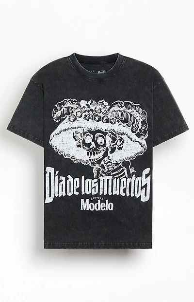 Modelo La Catrina Dia De Los Muertos T-Shirt