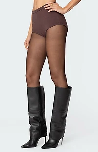 Edikted Ashlin Knit Micro Shorts