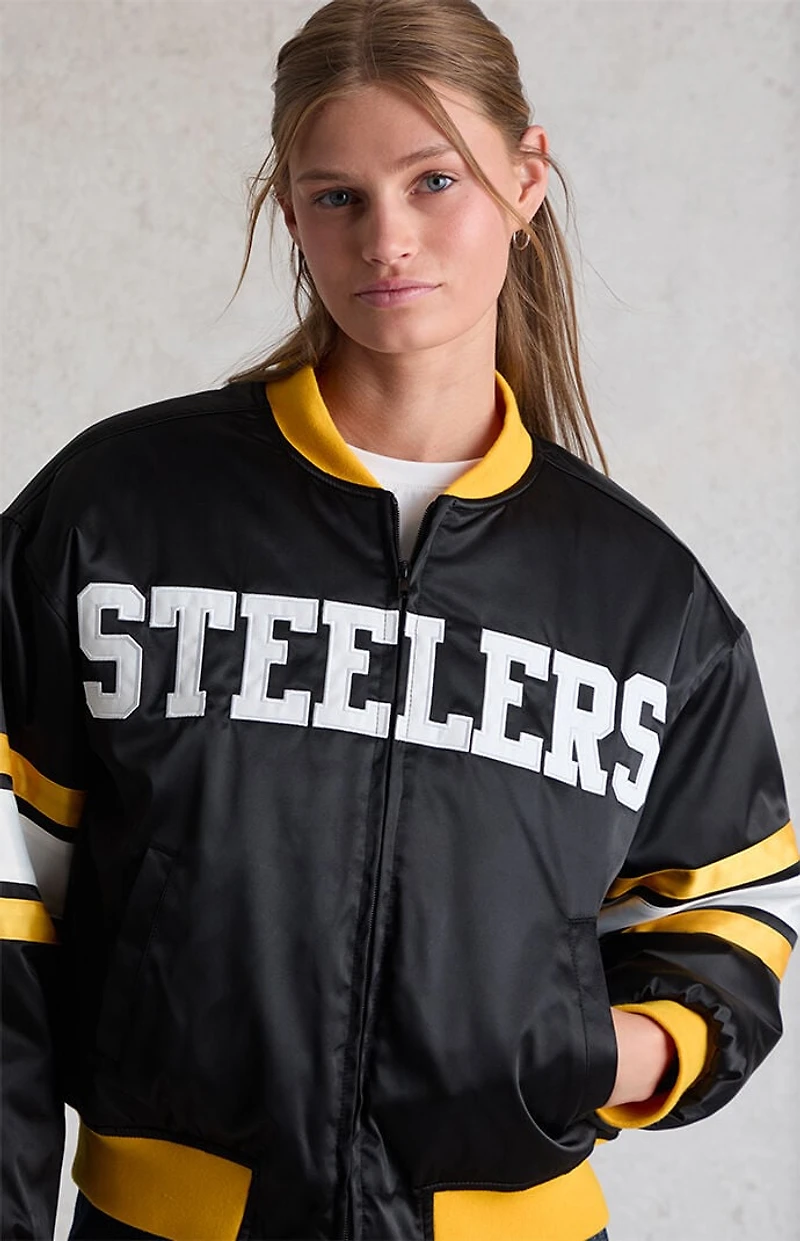 WILD COLLECTIVE x NFL Pittsburgh Steelers Bomber Jacket