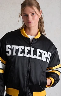 WILD COLLECTIVE x NFL Pittsburgh Steelers Bomber Jacket