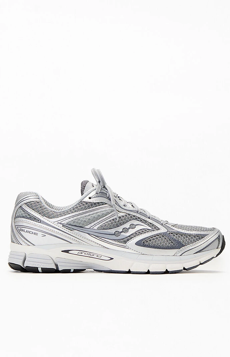 Saucony Gray ProGrid Guide 7 Shoes