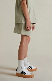 Fear of God ESSENTIALS Kids Abbey Stone Fleece Soccer Sweat Shorts