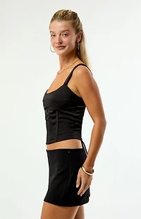 Beverly and Beck Skylar Satin Corset