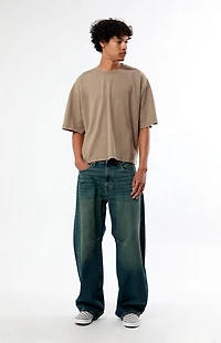 Pacsun Olive Premium Cropped T-Shirt