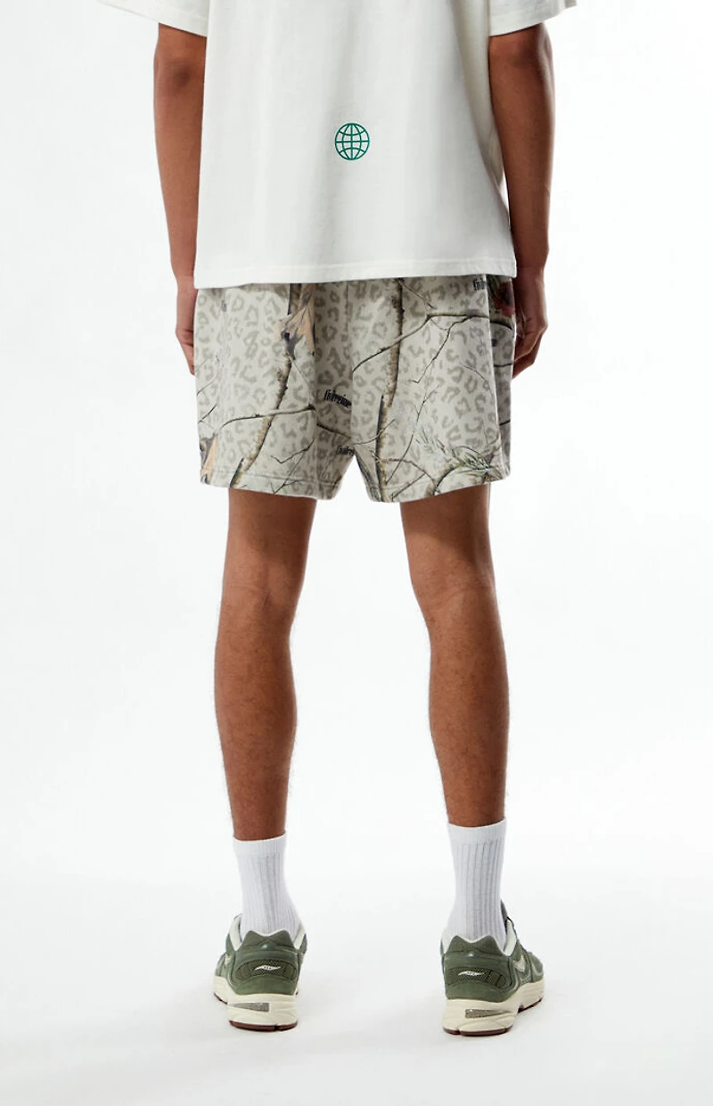 Civil Concrete Fleece Baggy Sweat Shorts