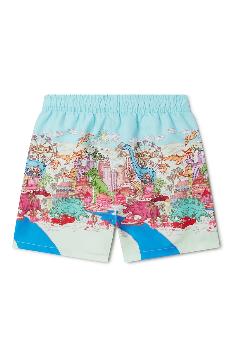 Boardies Kids Dino Takeover 5.5" Swim Trunks