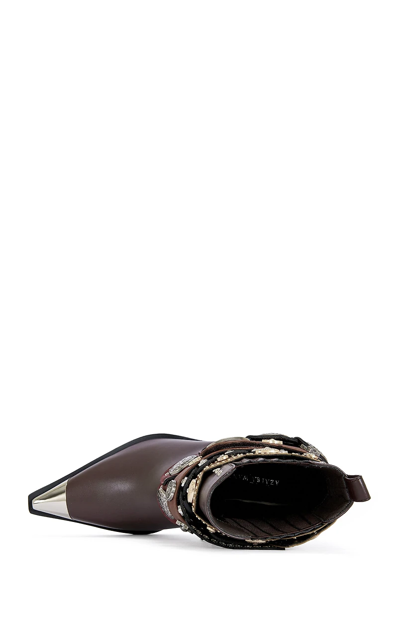 AZALEA WANG Women's Dusan Chocolate Western Boots