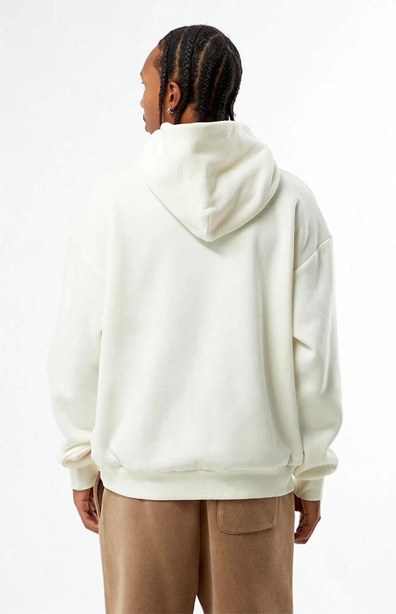 Pacsun Cream Solid Hoodie
