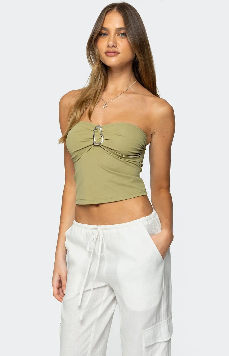 Edikted Bex Abstract Ring Tube Top
