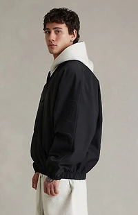 Fear of God ESSENTIALS Vintage Black Active Trace Half Zip Track Jacket