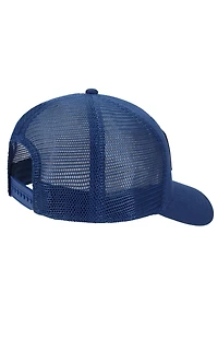New Balance Stacked Patch Logo Galaxy Blue Trucker Hat