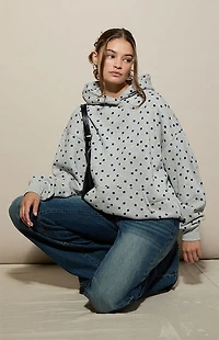 LA Hearts Polka Dot Hoodie
